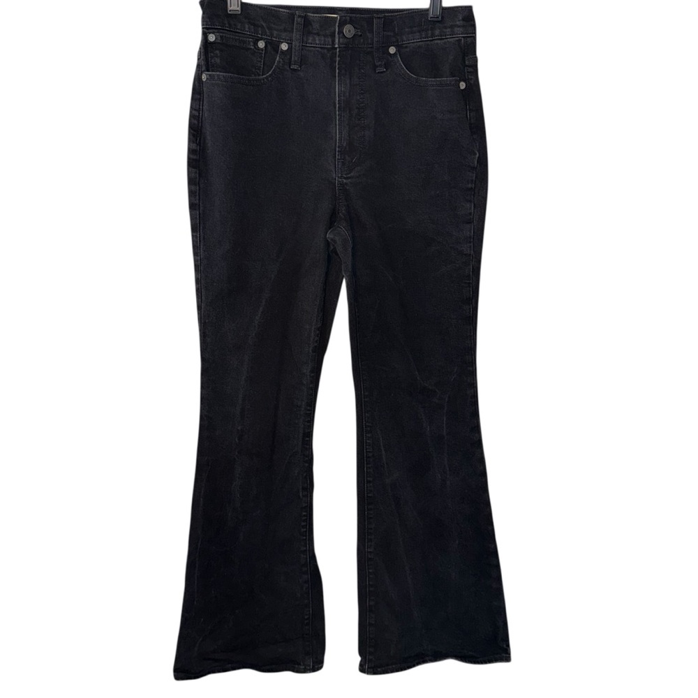 Madewell The Perfect Vintage Flare Jean Sherborn Wash Black women’s sz 28